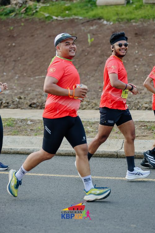 Race photo from CISANGKAN KBP CITY RUN 2025