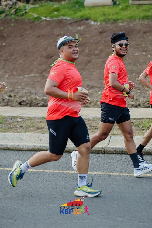 Race photo from CISANGKAN KBP CITY RUN 2025