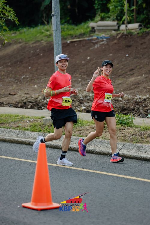 Race photo from CISANGKAN KBP CITY RUN 2025