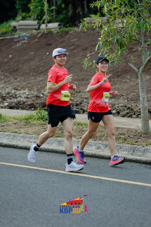 Race photo from CISANGKAN KBP CITY RUN 2025