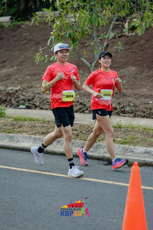 Race photo from CISANGKAN KBP CITY RUN 2025