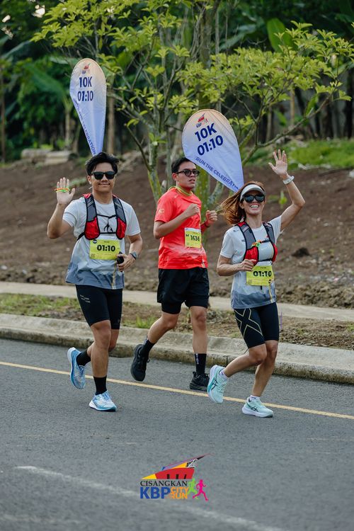 Race photo from CISANGKAN KBP CITY RUN 2025