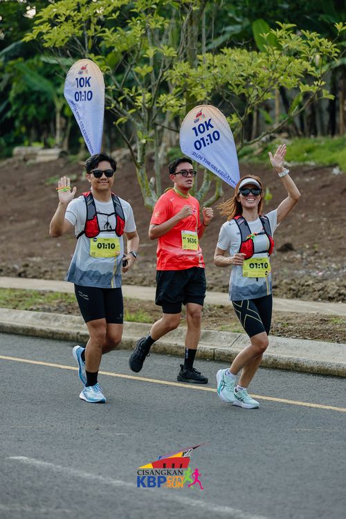 Race photo from CISANGKAN KBP CITY RUN 2025