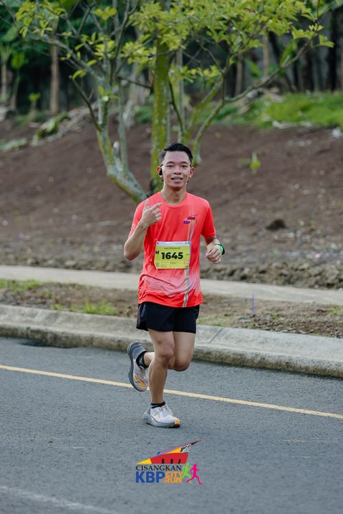 Race photo from CISANGKAN KBP CITY RUN 2025