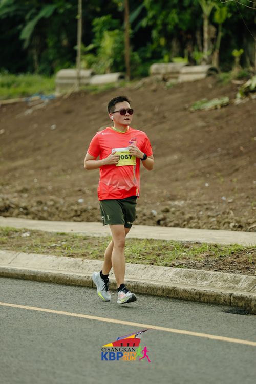 Race photo from CISANGKAN KBP CITY RUN 2025