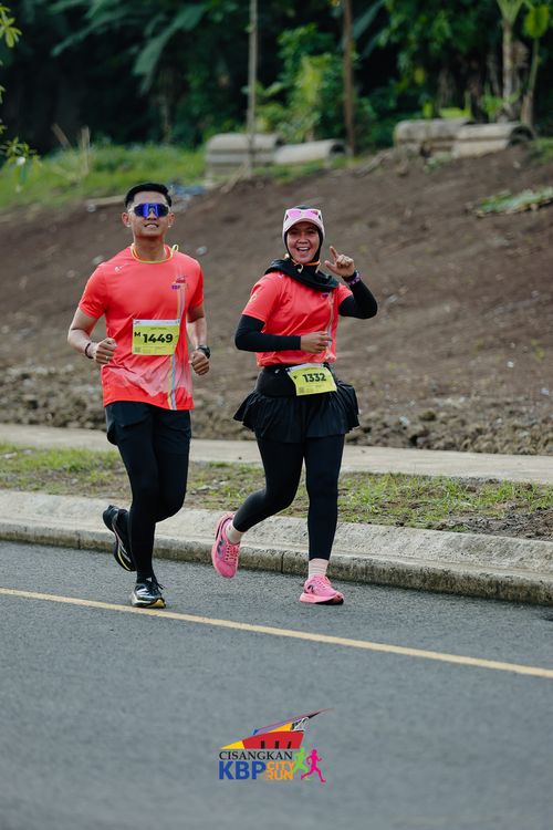 Race photo from CISANGKAN KBP CITY RUN 2025
