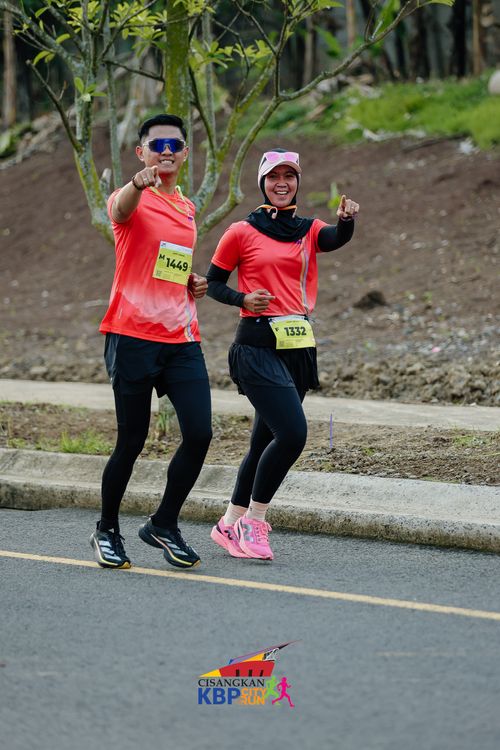 Race photo from CISANGKAN KBP CITY RUN 2025