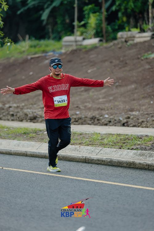 Race photo from CISANGKAN KBP CITY RUN 2025