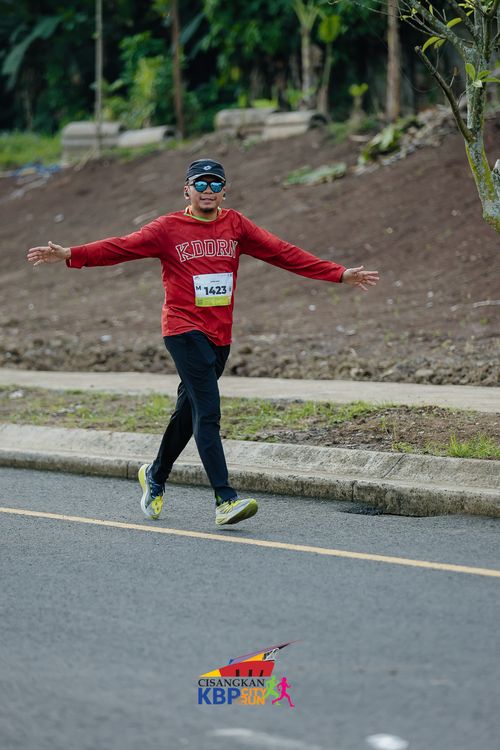 Race photo from CISANGKAN KBP CITY RUN 2025