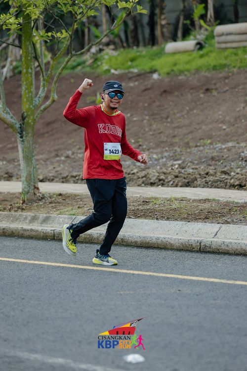 Race photo from CISANGKAN KBP CITY RUN 2025