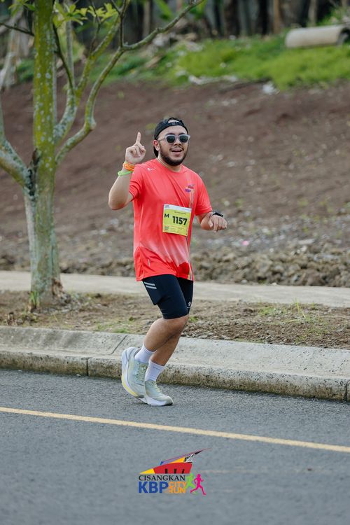 Race photo from CISANGKAN KBP CITY RUN 2025