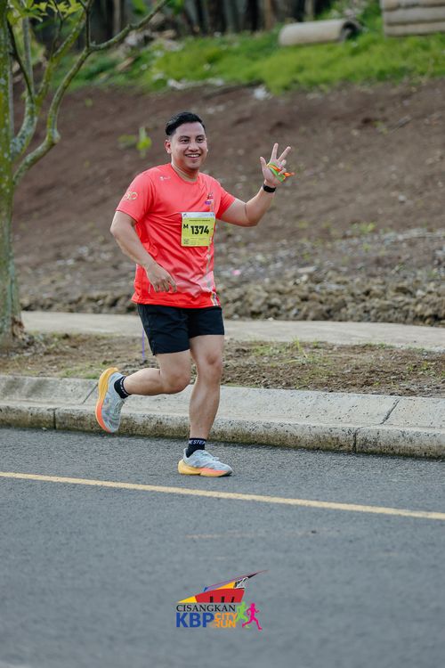 Race photo from CISANGKAN KBP CITY RUN 2025