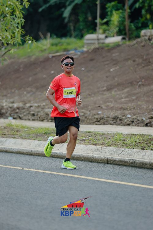 Race photo from CISANGKAN KBP CITY RUN 2025