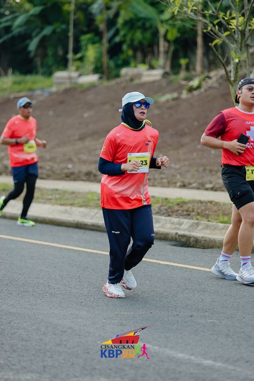 Race photo from CISANGKAN KBP CITY RUN 2025