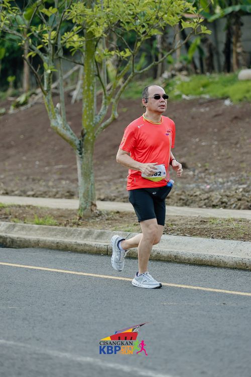 Race photo from CISANGKAN KBP CITY RUN 2025