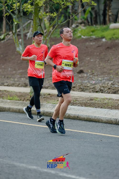 Race photo from CISANGKAN KBP CITY RUN 2025