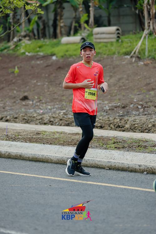 Race photo from CISANGKAN KBP CITY RUN 2025