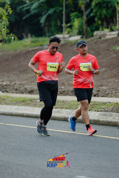 Race photo from CISANGKAN KBP CITY RUN 2025