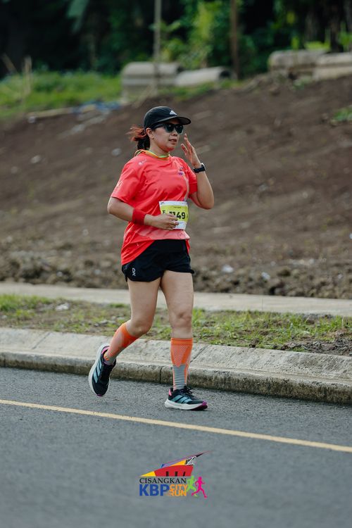 Race photo from CISANGKAN KBP CITY RUN 2025