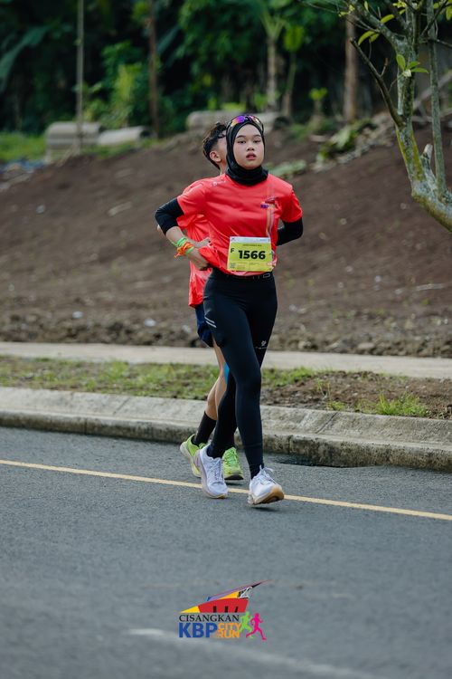 Race photo from CISANGKAN KBP CITY RUN 2025