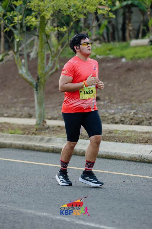 Race photo from CISANGKAN KBP CITY RUN 2025