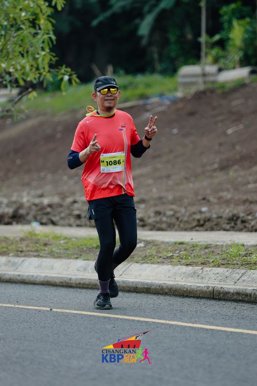 Race photo from CISANGKAN KBP CITY RUN 2025