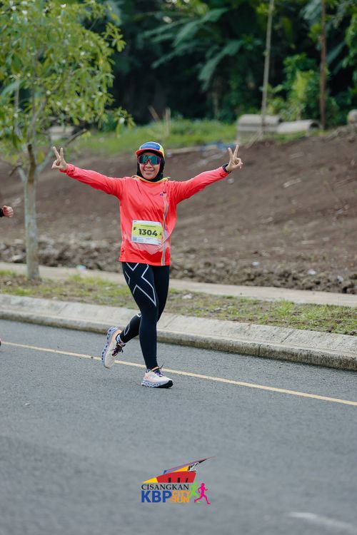 Race photo from CISANGKAN KBP CITY RUN 2025