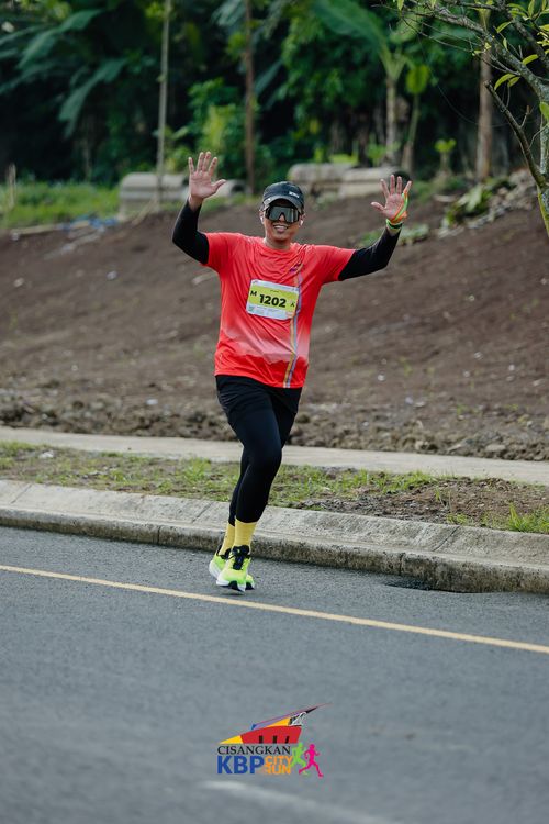 Race photo from CISANGKAN KBP CITY RUN 2025