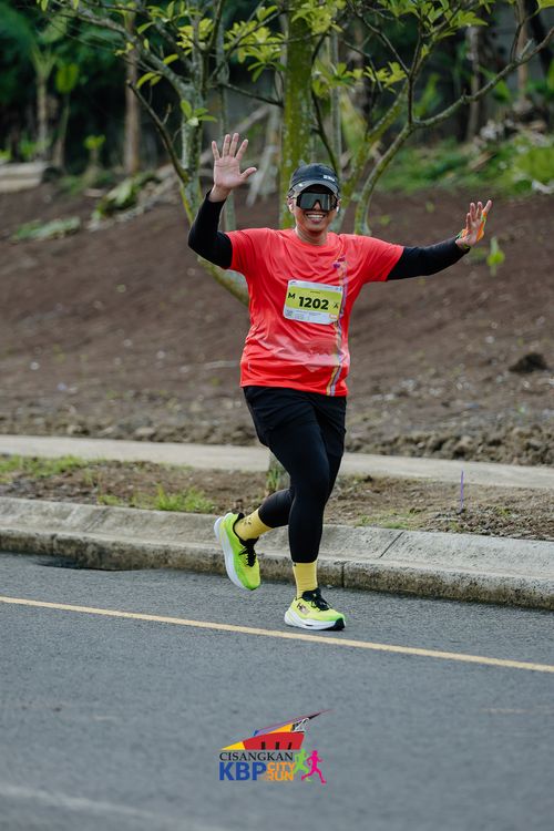 Race photo from CISANGKAN KBP CITY RUN 2025