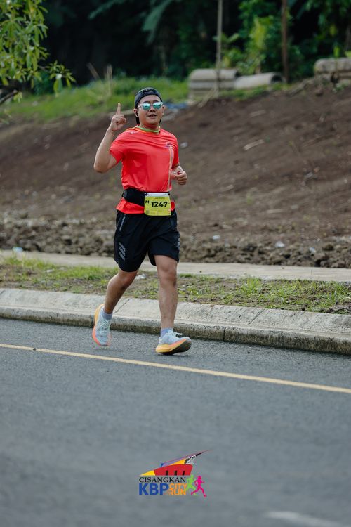 Race photo from CISANGKAN KBP CITY RUN 2025