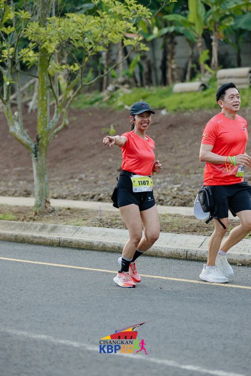 Race photo from CISANGKAN KBP CITY RUN 2025