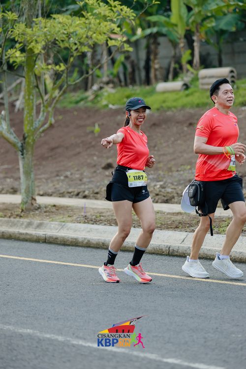 Race photo from CISANGKAN KBP CITY RUN 2025