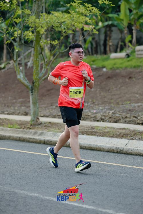 Race photo from CISANGKAN KBP CITY RUN 2025