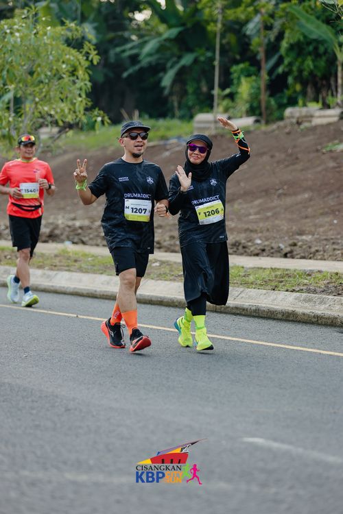 Race photo from CISANGKAN KBP CITY RUN 2025