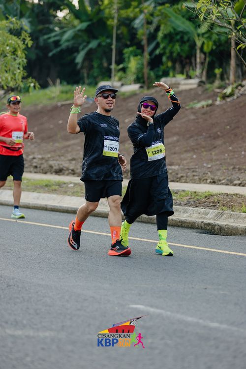 Race photo from CISANGKAN KBP CITY RUN 2025