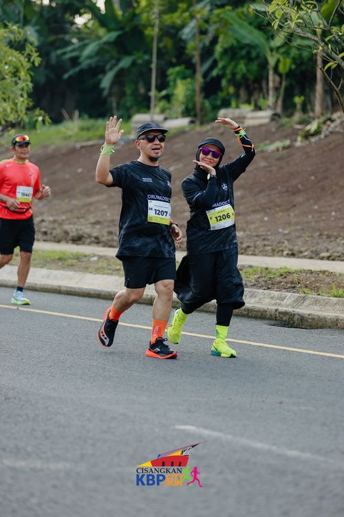Race photo from CISANGKAN KBP CITY RUN 2025