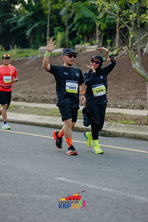 Race photo from CISANGKAN KBP CITY RUN 2025