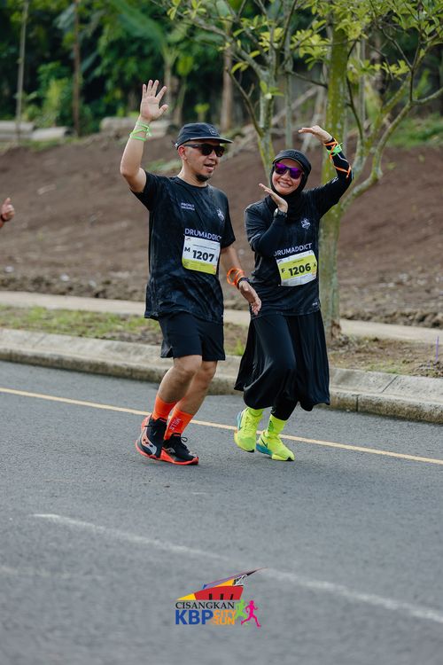 Race photo from CISANGKAN KBP CITY RUN 2025