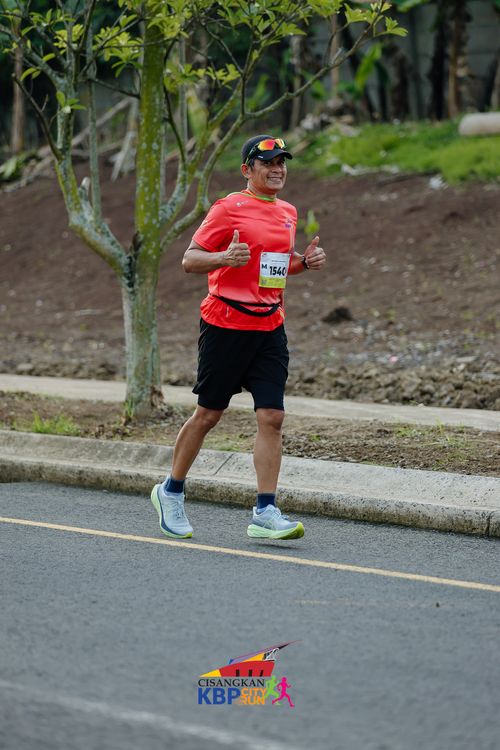 Race photo from CISANGKAN KBP CITY RUN 2025