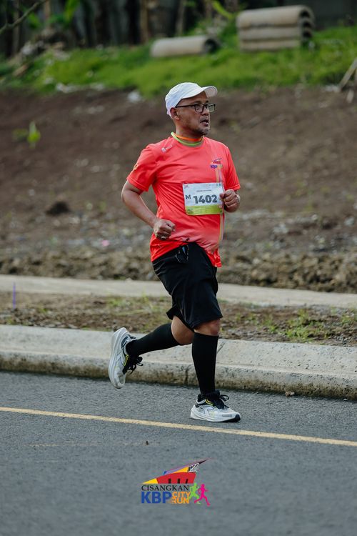 Race photo from CISANGKAN KBP CITY RUN 2025