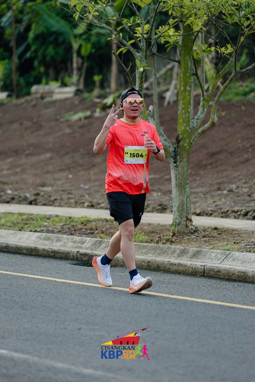 Race photo from CISANGKAN KBP CITY RUN 2025
