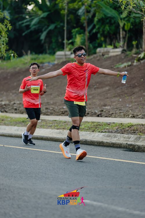 Race photo from CISANGKAN KBP CITY RUN 2025