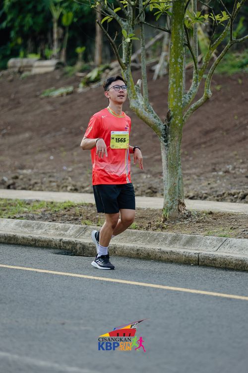 Race photo from CISANGKAN KBP CITY RUN 2025