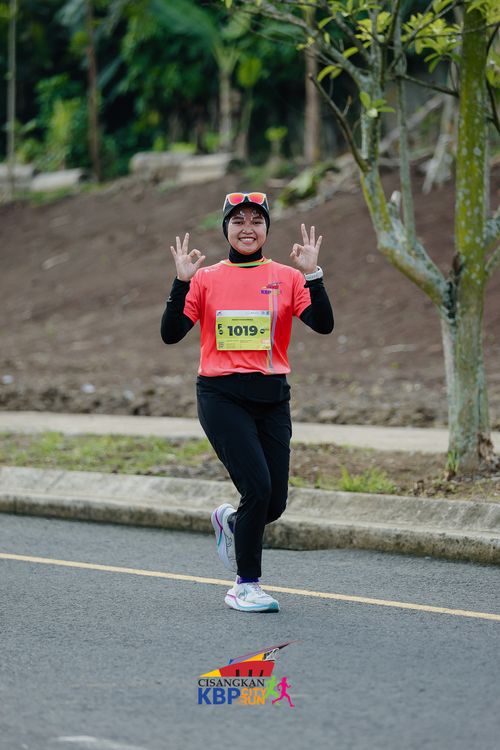 Race photo from CISANGKAN KBP CITY RUN 2025