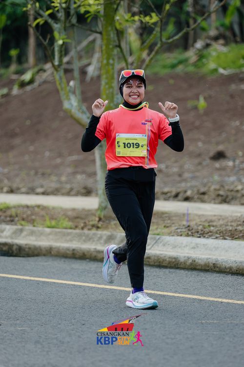Race photo from CISANGKAN KBP CITY RUN 2025