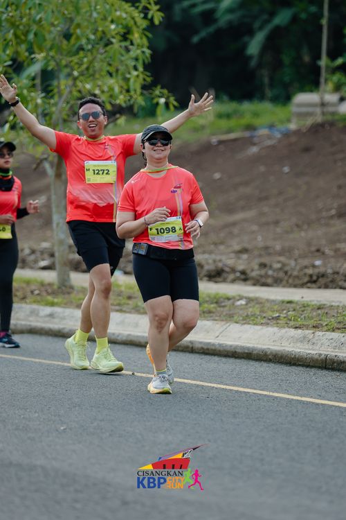Race photo from CISANGKAN KBP CITY RUN 2025