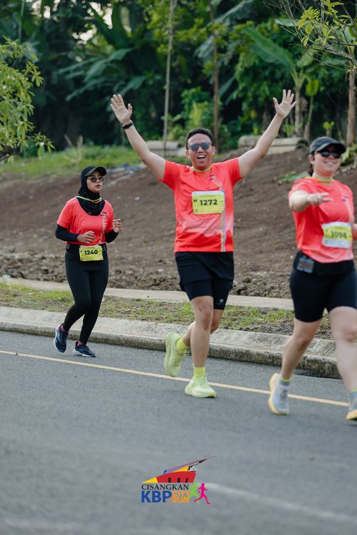 Race photo from CISANGKAN KBP CITY RUN 2025