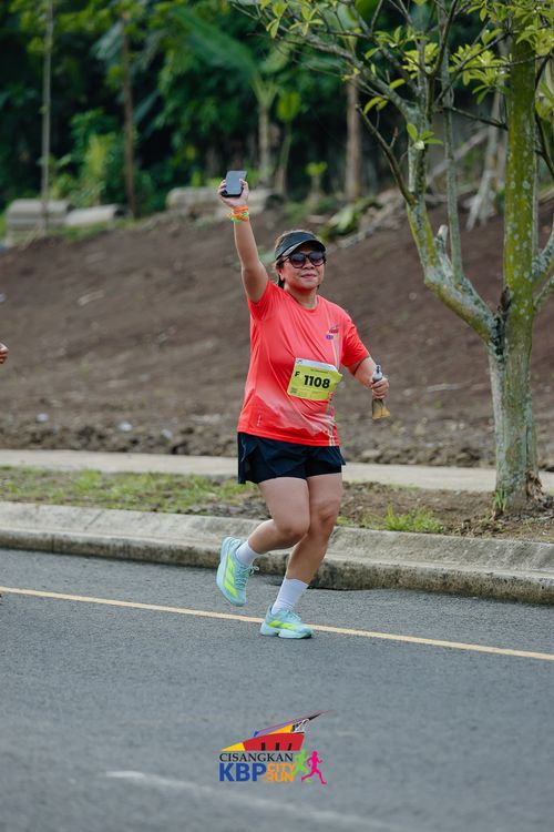 Race photo from CISANGKAN KBP CITY RUN 2025