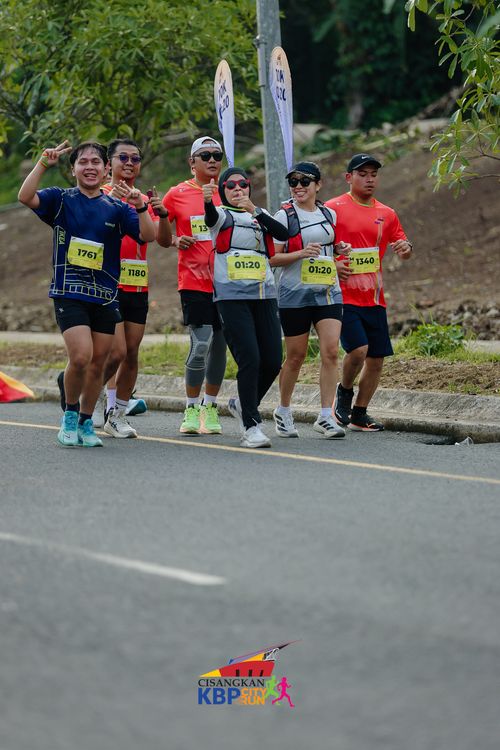 Race photo from CISANGKAN KBP CITY RUN 2025