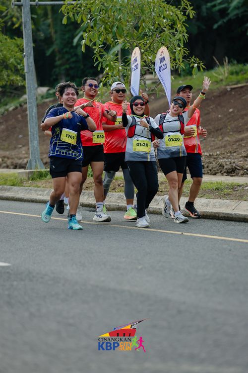 Race photo from CISANGKAN KBP CITY RUN 2025